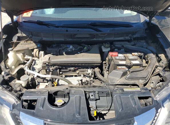 KNMAT2MT2HP501101 2017 NISSAN ROGUE Black Вид підкапотного простору
