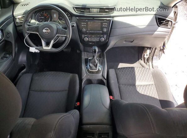 KNMAT2MT2HP522336 2017 NISSAN ROGUE Black Widok deski rozdzielczej