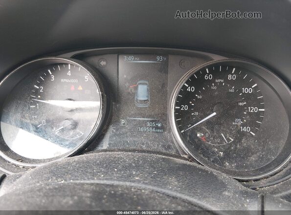 KNMAT2MT2HP525253 2017 NISSAN ROGUE Silver Vista de los asientos traseros