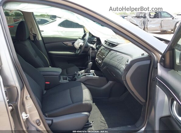 KNMAT2MT2JP514484 2018 NISSAN ROGUE Gray წინა სალონის ხედი
