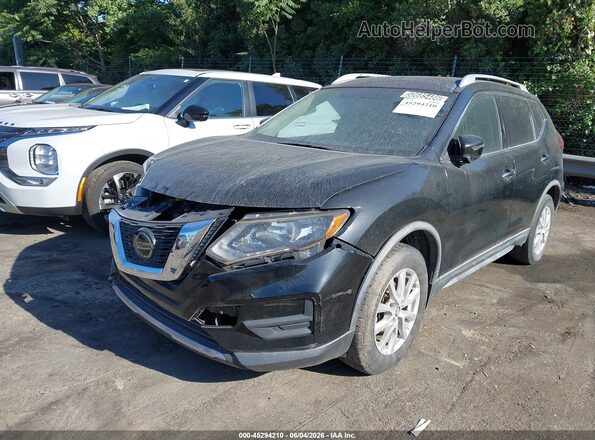 KNMAT2MT2JP532788 2018 NISSAN ROGUE Black წინა მარცხენა ხედი სამი მეოთხედიდან