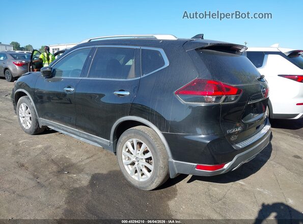 KNMAT2MT2JP532788 2018 NISSAN ROGUE Black უკანა მარცხენა