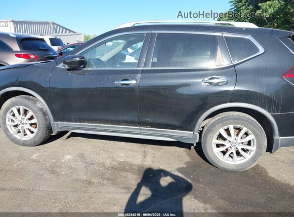 KNMAT2MT2JP532788 2018 NISSAN ROGUE Black უკანა სალონის ხედი