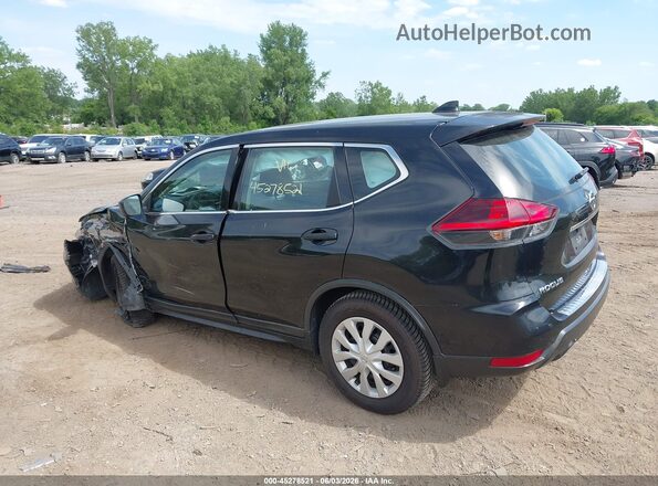 KNMAT2MT2JP542544 2018 NISSAN ROGUE Black უკანა მარცხენა