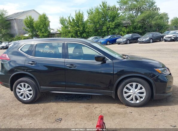 KNMAT2MT2JP542544 2018 NISSAN ROGUE Black უკანა სალონის ხედი