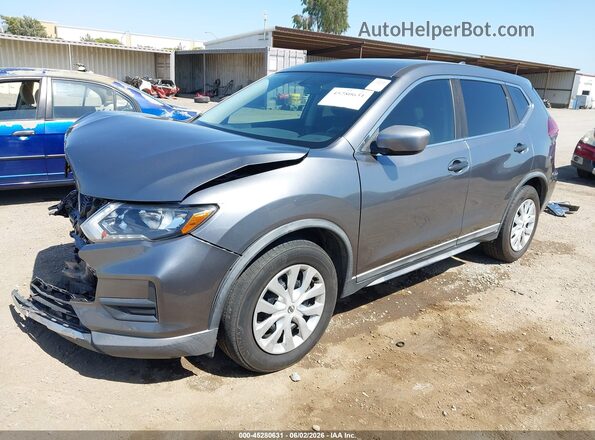 KNMAT2MT2JP583191 2018 NISSAN ROGUE Gray Front left
