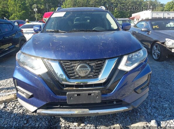 KNMAT2MT2JP622555 2018 NISSAN ROGUE Blue Vista del cuadro de instrumentos