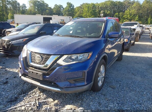 KNMAT2MT2JP622555 2018 NISSAN ROGUE Blue Vista tres cuartos delantera izquierda