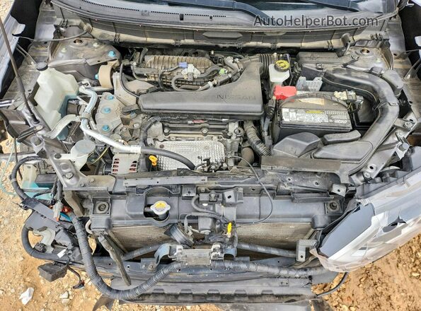 KNMAT2MT2KP501977 2019 NISSAN ROGUE Charcoal Vista del compartimento del motor