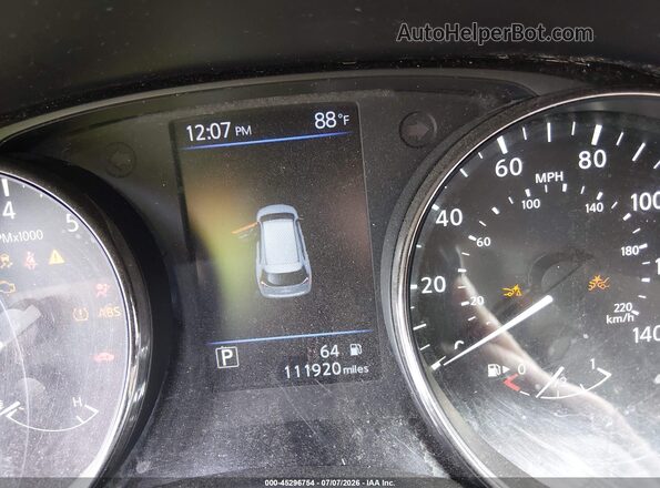 KNMAT2MT2KP524823 2019 NISSAN ROGUE Black Հետևի նստատեղերի տեսք
