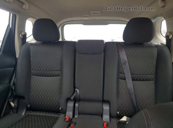KNMAT2MT2KP527804 2019 NISSAN ROGUE Silver Widok tylnych siedzeń