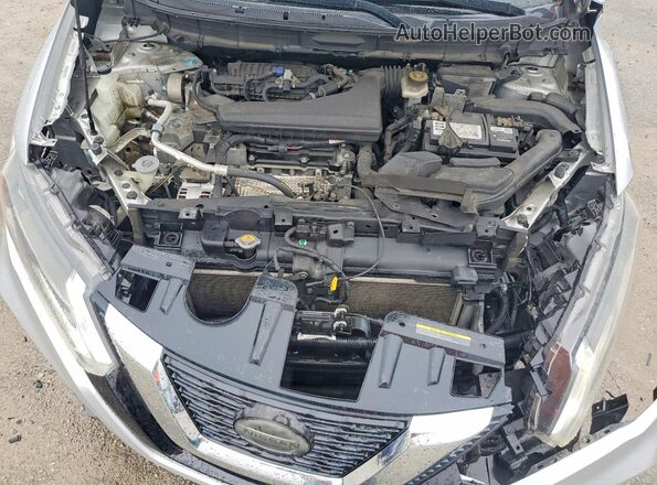 KNMAT2MT2KP527804 2019 NISSAN ROGUE Silver Widok komory silnika