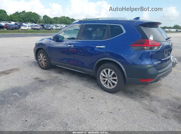 KNMAT2MT2KP538513 2019 NISSAN ROGUE Blue Trasero izquierdo