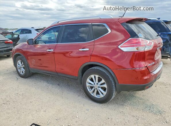 KNMAT2MT3GP610164 2016 NISSAN ROGUE Темно-бордовый 