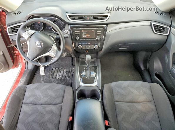 KNMAT2MT3GP610164 2016 NISSAN ROGUE Темно-бордовый 