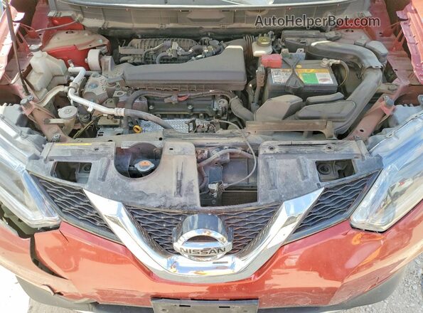 KNMAT2MT3GP610164 2016 NISSAN ROGUE Темно-бордовый 