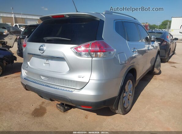 KNMAT2MT3GP631483 2016 NISSAN ROGUE Silver Tył prawy