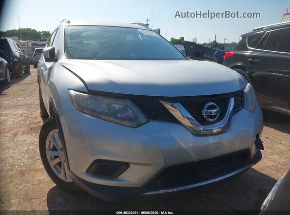 KNMAT2MT3GP631483 2016 NISSAN ROGUE Silver Widok zestawu wskaźników