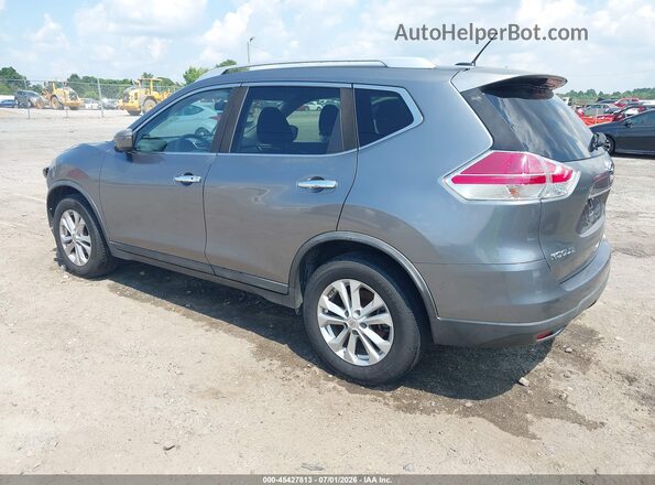 KNMAT2MT3GP655833 2016 NISSAN ROGUE Серый Задняя левая четверть