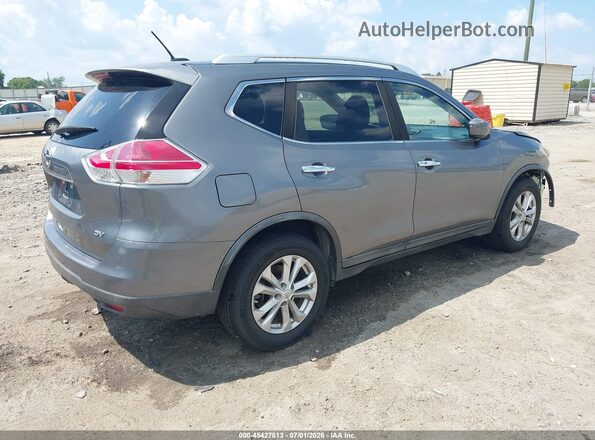 KNMAT2MT3GP655833 2016 NISSAN ROGUE Серый Задняя правая четверть