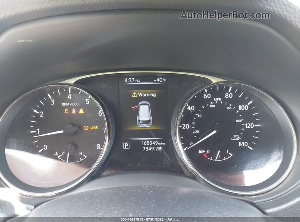 KNMAT2MT3GP655833 2016 NISSAN ROGUE Серый Вид задних сидений