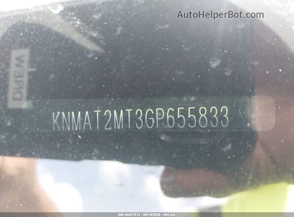 KNMAT2MT3GP655833 2016 NISSAN ROGUE Серый 
