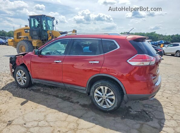 KNMAT2MT3GP656500 2016 NISSAN ROGUE Red Rear left
