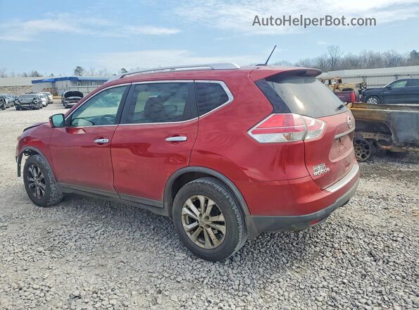KNMAT2MT3GP669151 2016 NISSAN ROGUE Maroon 