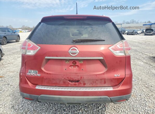 KNMAT2MT3GP669151 2016 NISSAN ROGUE Maroon 