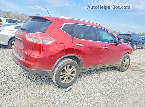 KNMAT2MT3GP669151 2016 NISSAN ROGUE Maroon 