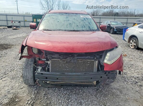 KNMAT2MT3GP669151 2016 NISSAN ROGUE Maroon 