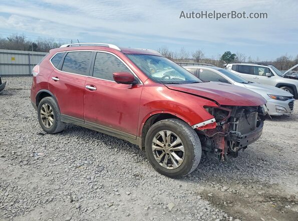 KNMAT2MT3GP669151 2016 NISSAN ROGUE Maroon 