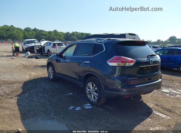 KNMAT2MT3GP694731 2016 NISSAN ROGUE Blue Trasero izquierdo