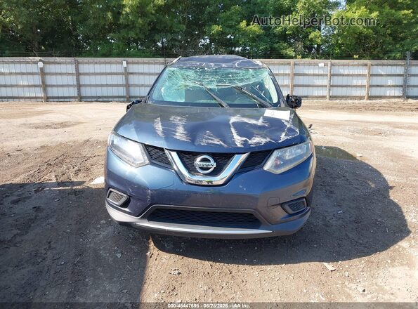 KNMAT2MT3GP694731 2016 NISSAN ROGUE Blue Vista frontal