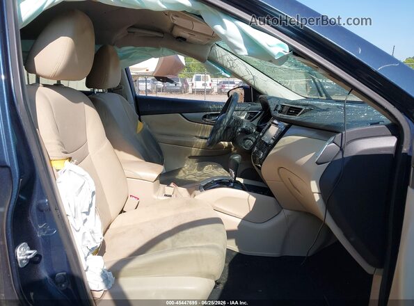 KNMAT2MT3GP694731 2016 NISSAN ROGUE Blue Vista interior delantera