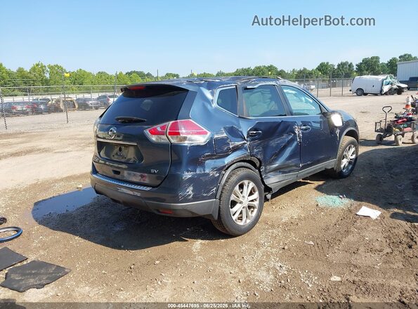 KNMAT2MT3GP694731 2016 NISSAN ROGUE Blue Trasero derecho