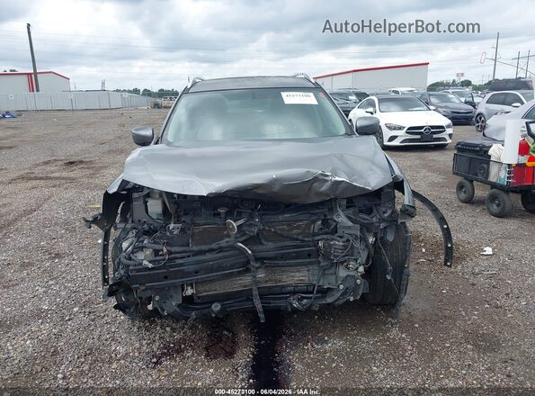 KNMAT2MT3HP534365 2017 NISSAN ROGUE Gray Front view