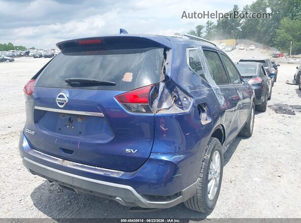 KNMAT2MT3HP559654 2017 NISSAN ROGUE Blue Rear right