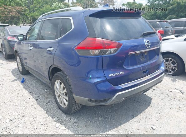 KNMAT2MT3HP559654 2017 NISSAN ROGUE Blue Rear left