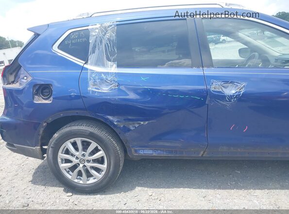 KNMAT2MT3HP559654 2017 NISSAN ROGUE Blue Front view