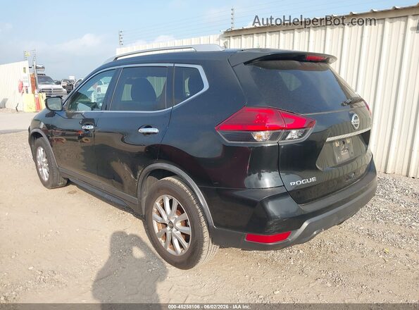KNMAT2MT3HP610103 2017 NISSAN ROGUE Черный Задняя левая четверть
