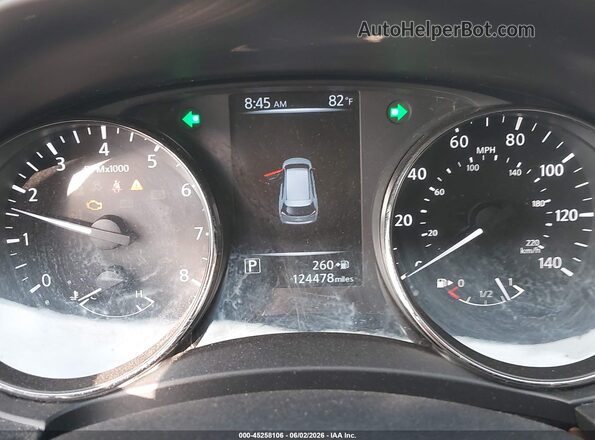 KNMAT2MT3HP610103 2017 NISSAN ROGUE Черный Вид задних сидений