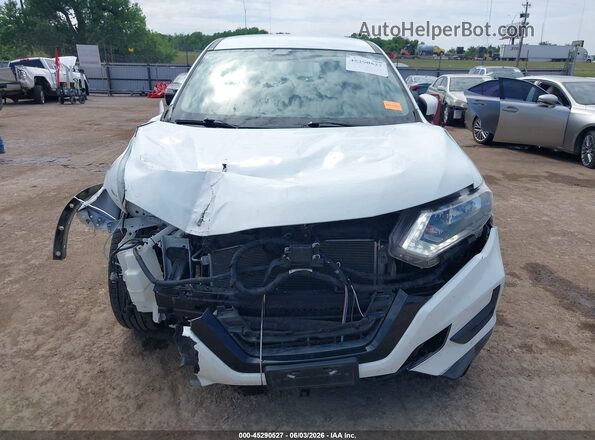 KNMAT2MT3JP558302 2018 NISSAN ROGUE White უკანა სალონის ხედი