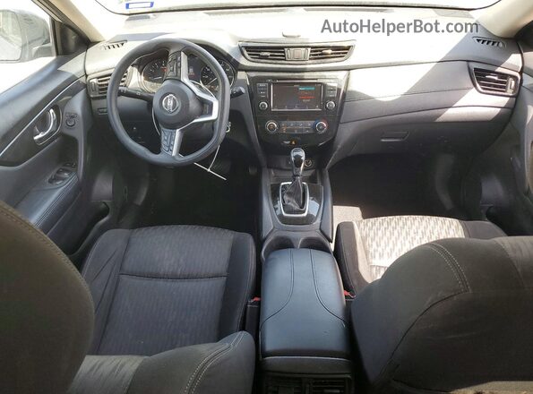 KNMAT2MT3JP571809 2018 NISSAN ROGUE Silver Вид панелі приладів