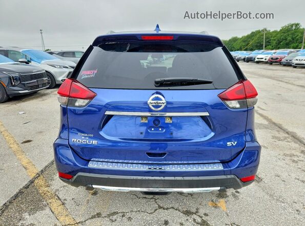KNMAT2MT3JP605912 2018 NISSAN ROGUE Синий 