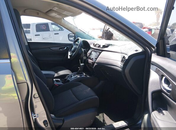 KNMAT2MT3JP618983 2018 NISSAN ROGUE Gray წინა სალონის ხედი