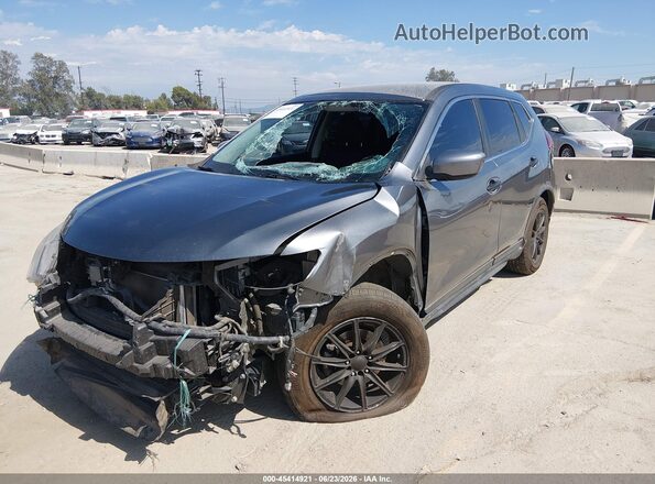 KNMAT2MT3JP618983 2018 NISSAN ROGUE Gray წინა ხედი