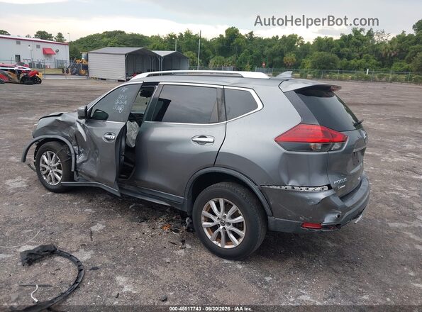 KNMAT2MT3KP516522 2019 NISSAN ROGUE Gray Trasero izquierdo