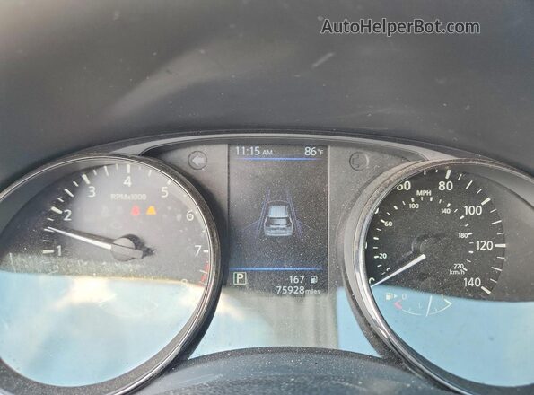 KNMAT2MT3KP529206 2019 NISSAN ROGUE Gray 