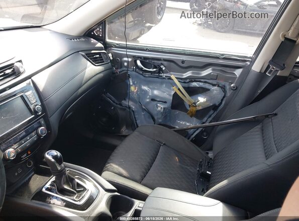 KNMAT2MT3KP548256 2019 NISSAN ROGUE Gray Widok wnętrza z przodu